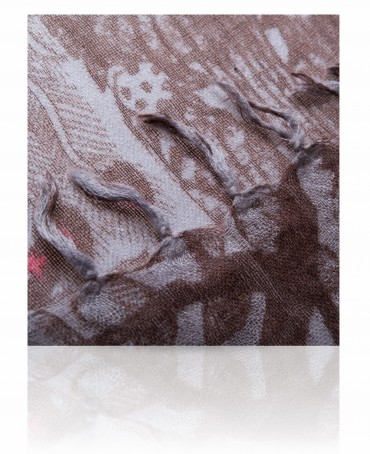 Палантин Женский W-TRIBAL1/BROWN